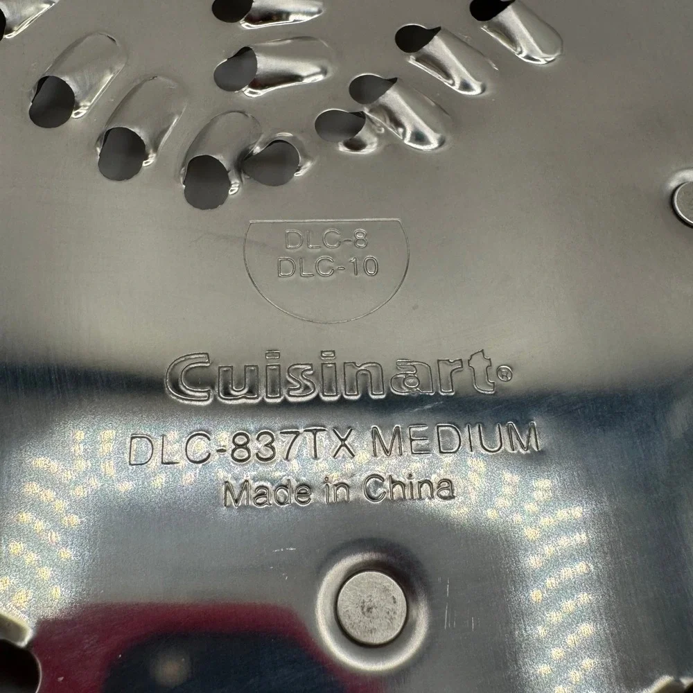 Cuisinart Shredding Disc DLC-837TX Silver DLC-8 DLC-10 Food‎ Processor Part